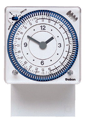 THEBEN Zeitschaltuhr mit Stecksockel 24 Std., 110V, Segmente, Gangr., Front 72x72 mm THEBEN Zeitschaltuhr mit Stecksockel 24 Std., 110V, Segmente, Gangr., Front 72x72 mm